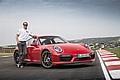 Jörg Bergmeister mit dem Porsche 911 Turbo.  Foto:Auto-Medienportal.Net/Manuel Hollenbach/Porsche